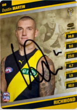 Load image into Gallery viewer, DUSTIN MARTIN Signed AFL Card &amp; Photo Collage Display
