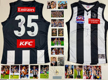 Load image into Gallery viewer, NICK &amp; JOSH DAICOS Signed Collingwood Jumpers Display
