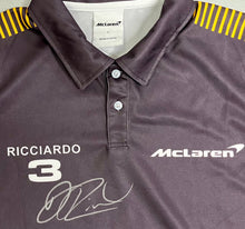 Load image into Gallery viewer, DANIEL RICCIARDO Signed McLaren F1 Team Shirt
