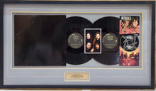 Load image into Gallery viewer, METALLICA - JAMES HETFIELD, LARS ULRICH, KIRK HAMMETT &amp; JASON NEWSTED Signed CD &amp; Vinyl LP Display
