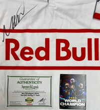 Load image into Gallery viewer, MAX VERSTAPPEN Signed F1 Red Bull Racing Shirt
