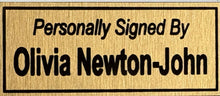 Load image into Gallery viewer, OLIVIA NEWTON-JOHN Signed “Totally Hot” Album LP &amp; Photo Collage Display
