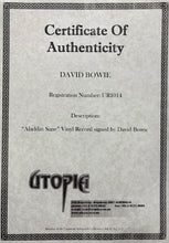 Load image into Gallery viewer, DAVID BOWIE Signed Vinyl Album &amp; Record Collage Display
