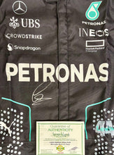 Load image into Gallery viewer, LEWIS HAMILTON Signed Mercedes F1 Race Suit
