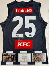Load image into Gallery viewer, Unframed JACK CRISP Signed Collingwood Jumper
