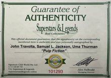 Load image into Gallery viewer, PULP FICTION - Travolta, Jackson &amp; Thurman Signed Photos Display
