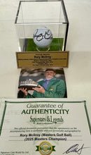 Load image into Gallery viewer, RORY McILROY “2025 Masters Champion” Signed Masters Golf Ball in Display Box

