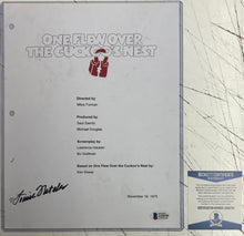 Load image into Gallery viewer, ONE FLEW OVER THE CUCKOO’S NEST - JACK NICHOLSON &amp; LOUISE FLETCHER Signed Photo &amp; Script Collage Display
