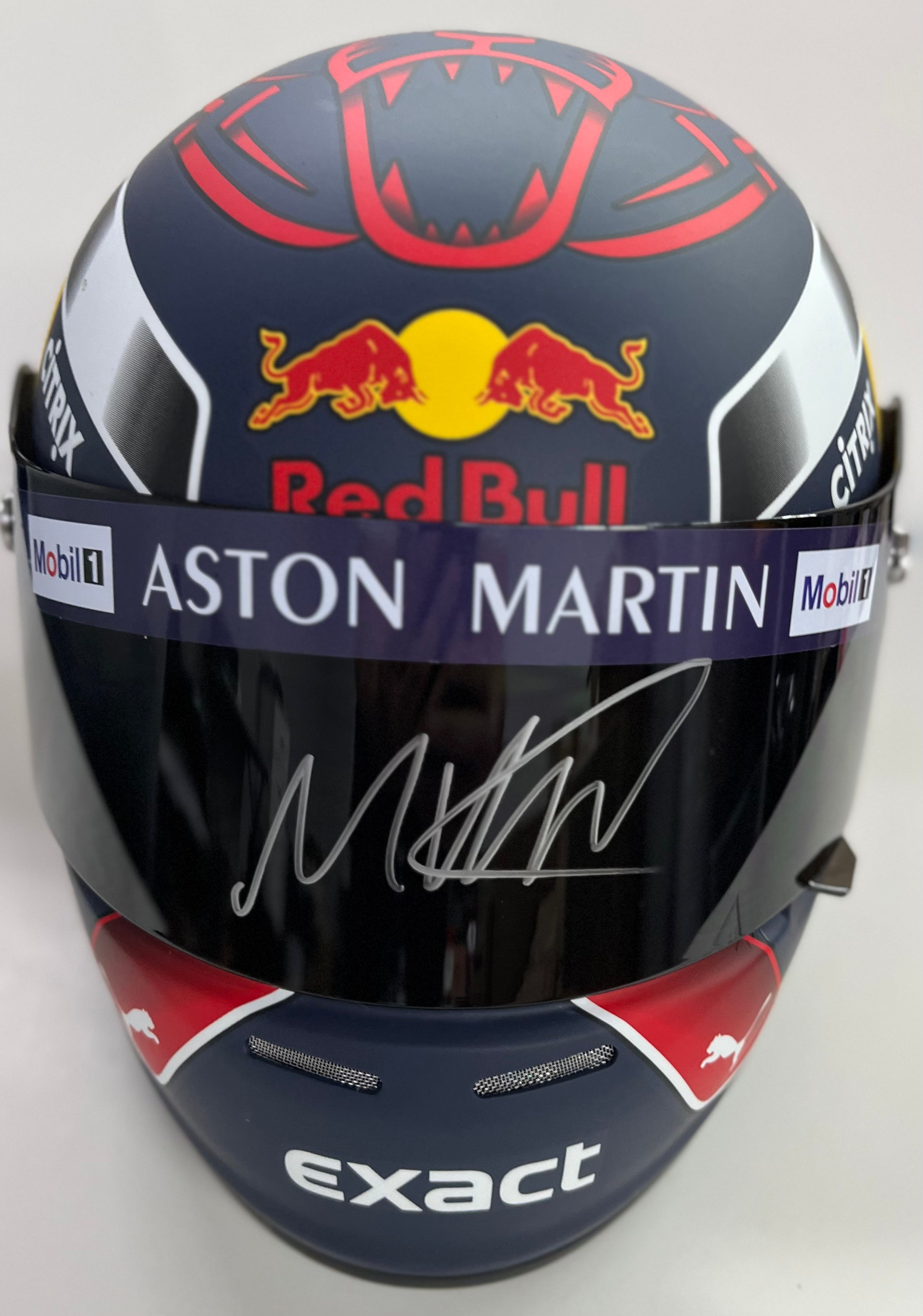 Max Verstappen Signed 2018 F1 Helmet Superstars Legends
