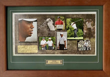 Load image into Gallery viewer, TIGER WOODS Facsimile Signed Card &amp; Photo Collage Display
