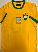 Load image into Gallery viewer, Unframed PELE Signed Brazil Jersey
