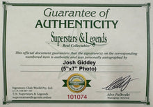 Load image into Gallery viewer, JOSH GIDDEY Signed Photo Collage Display1

