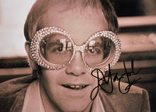 Load image into Gallery viewer, ELTON JOHN Signed Photo &amp; “Rocket Man” Record Display
