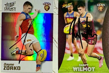 Load image into Gallery viewer, BRISBANE LIONS “2025 Premiers” Team Signed Photos &amp; Poster Collage Display
