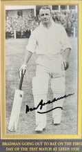 Load image into Gallery viewer, DON BRADMAN “Bradman Centuries” Signed Photo Display
