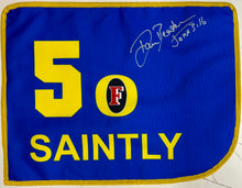 Load image into Gallery viewer, SAINTLY - Darren Beadman Signed Saddle Cloth &amp; Photo Collage Display
