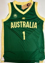Load image into Gallery viewer, DYSON DANIELS Signed Australia Boomers Jersey Display
