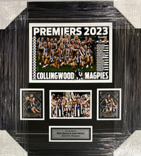 Load image into Gallery viewer, NICK &amp; JOSH DAICOS “2023 Premiers” Signed Cards &amp; Photo Collage Display
