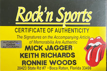 Load image into Gallery viewer, THE ROLLING STONES - MICK JAGGER, KEITH RICHARDS &amp; RONNIE WOOD Signed “No Filter Tour” Bag
