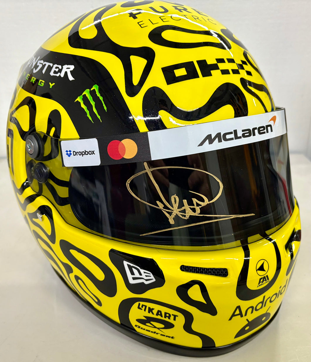 LANDO NORRIS Signed 2025 F1 Helmet