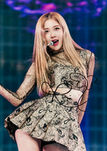 Load image into Gallery viewer, BLACKPINK - LISA, JENNIE, JISOO &amp; ROSE Signed Photos Collage Display
