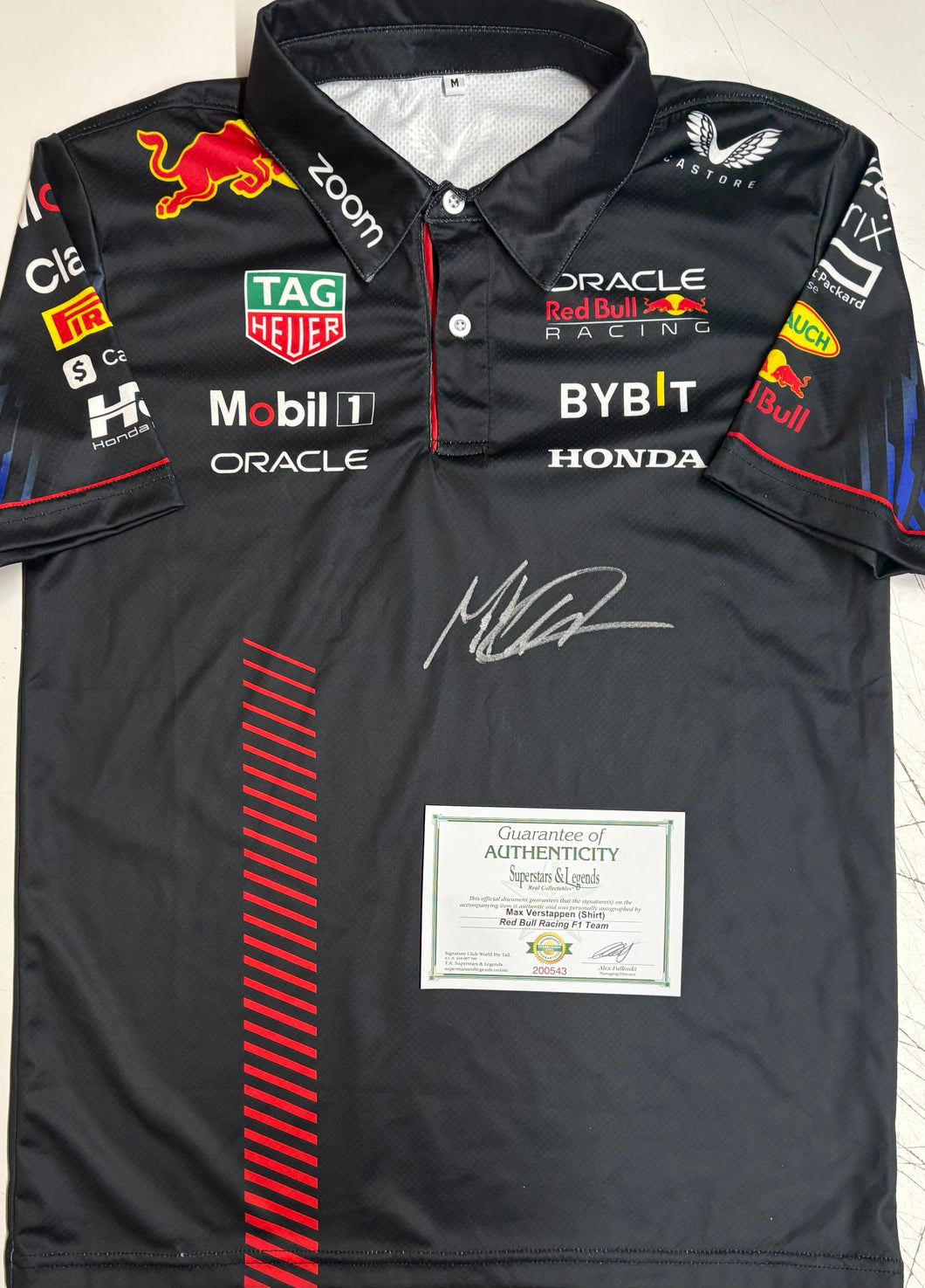 MAX VERSTAPPEN Signed F1 Red Bull Racing Shirt