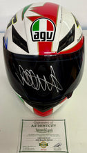 Load image into Gallery viewer, VALENTINO ROSSI Signed 2002 Mugello Helmet
