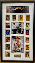 Load image into Gallery viewer, INDIANA JONES - HARRISON FORD &amp; GEORGE LUCAS Signed Photos &amp; Cards Collage Display
