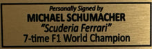 Load image into Gallery viewer, MICHAEL SCHUMACHER Signed Scuderia Ferrari Photo Collage Display
