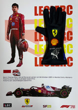 Load image into Gallery viewer, CHARLES LECLERC Signed Glove Display
