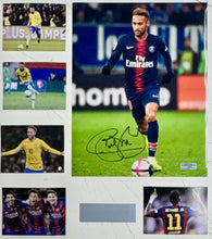 Load image into Gallery viewer, NEYMAR JR Signed Photo &amp; Collage Display
