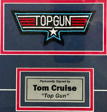 Load image into Gallery viewer, TOP GUN - TOM CRUISE Signed DVD Cover &amp; Photo Collage Display
