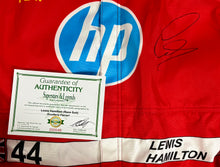Load image into Gallery viewer, LEWIS HAMILTON Signed Scuderia Ferrari F1 Race Suit
