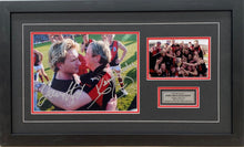 Load image into Gallery viewer, JAMES HIRD &amp; KEVIN SHEEDY “2000 Premiers &amp; Last Game” Signed Photo Display
