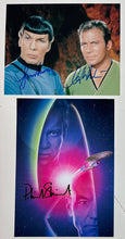Load image into Gallery viewer, STAR TREK - William Shatner, Leonard Nimoy &amp; Patrick Stewart Signed Photos Display
