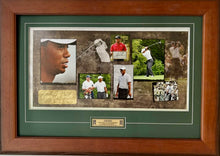 Load image into Gallery viewer, TIGER WOODS Facsimile Signed Card &amp; Photo Montage Display

