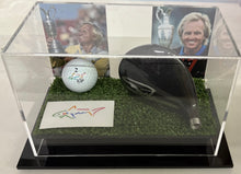 Load image into Gallery viewer, GREG NORMAN Signed Golf Club Head in Display Case
