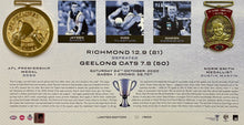 Load image into Gallery viewer, RICHMOND TIGERS “Back To Back in Yellow &amp; Black” Team Signed Jumper Display
