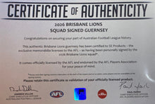 Load image into Gallery viewer, BRISBANE LIONS “2026 Premiers” Squad Signed Guernsey
