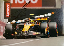 Load image into Gallery viewer, LANDO NORRIS Signed McLaren F1 Team Photo Collage Display
