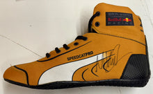 Load image into Gallery viewer, MAX VERSTAPPEN Signed F1 Red Bull Racing Boot &amp; Championship Print Display

