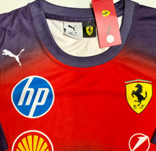 Load image into Gallery viewer, LEWIS HAMILTON &amp; CHARLES LECLERC Signed F1 Scuderia Ferrari Shirt2 Display
