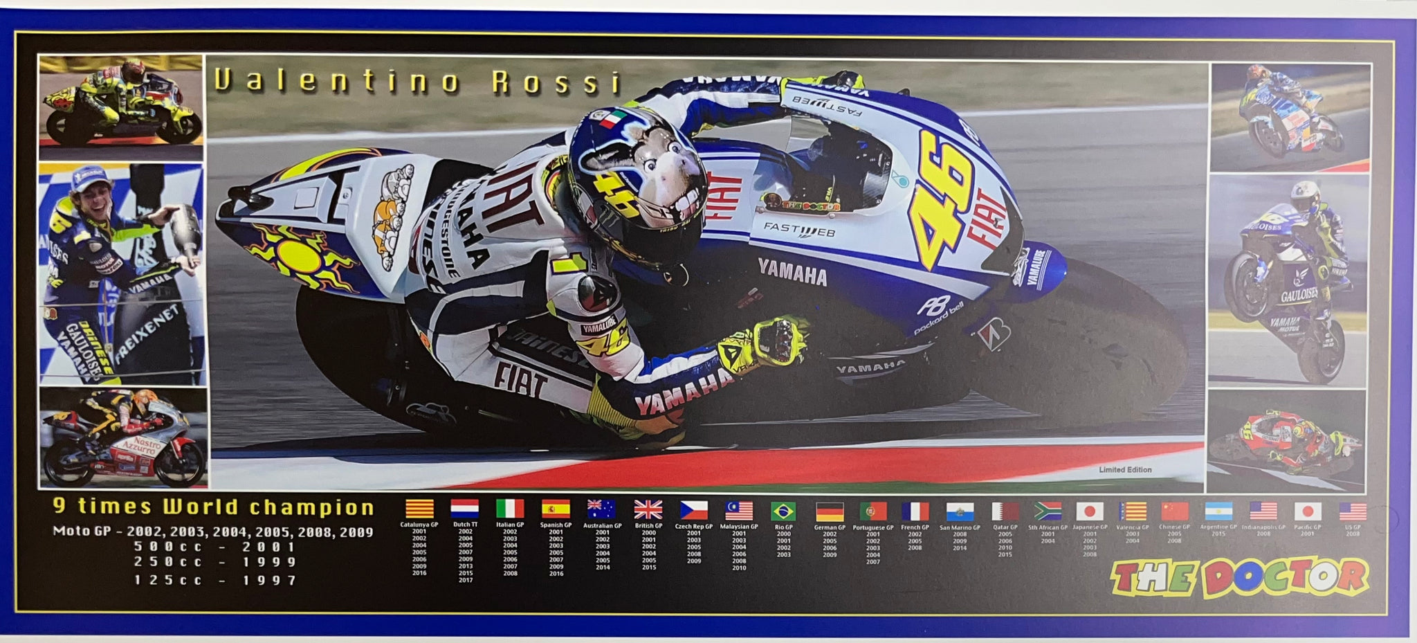 ○ Valentino Rossi 特大ポスター 2004 チャンピオン ○ Valentino Rossi 特大ポスター 2004 チャンピオン - メルカリ