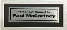 Load image into Gallery viewer, PAUL McCARTNEY "The Beatles" Signed Guitar Pickguard &amp; Poster Display
