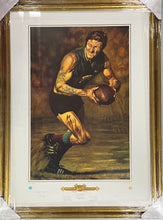 Load image into Gallery viewer, KEVIN MURRAY Signed Fitzroy Lions &quot;Bulldog&quot; Jamie Cooper Print Display
