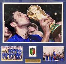 Load image into Gallery viewer, Fabio Cannavaro, Fabio Grosso &amp; Gianluigi Buffon “Italy 2006 World Cup” Signed Photos Collage Display
