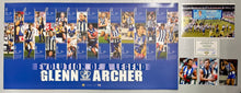 Load image into Gallery viewer, GLENN ARCHER Signed Photo &amp; “Kangaroos Evolution of a Legend” Print
