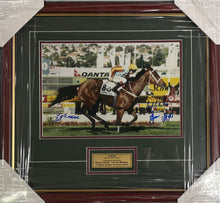 Load image into Gallery viewer, SUNLINE - Greg Childs, Trevor McKee, Thayne Green &amp; Claire Bird Signed Photo Display
