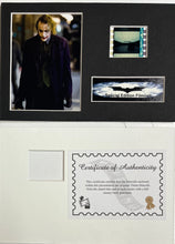 Load image into Gallery viewer, THE DARK KNIGHT - CHRISTIAN BALE Signed Photo &amp; Filmcell Collage Display

