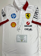 Load image into Gallery viewer, LEWIS HAMILTON Signed F1 Scuderia Ferrari Shirt1
